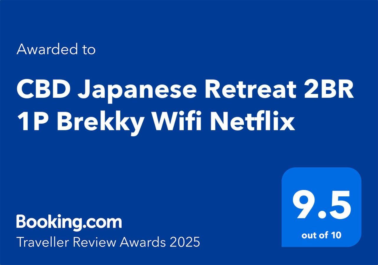 Cbd Japanese Retreat 2Br 1P Brekky Wifi Netflix Lejlighed Canberra Eksteriør billede